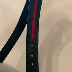 Gucci Belt (without Buckle) Green/Red Design
